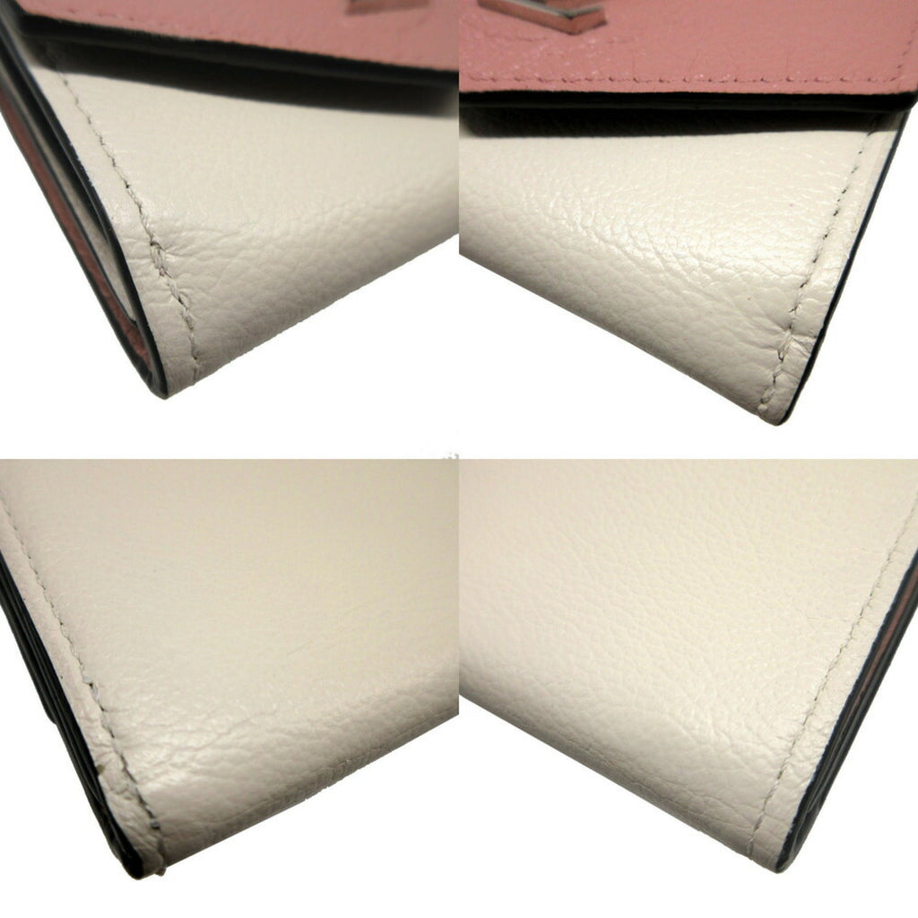 Louis Vuitton Pink Leather Wallet (Tri-Fold)