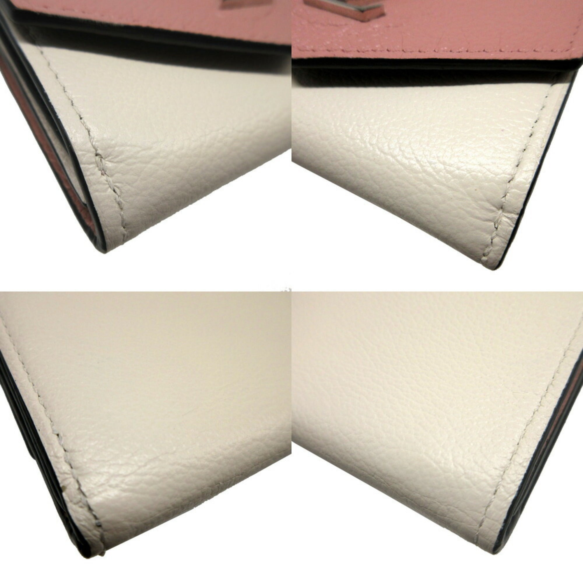 Louis Vuitton Pink Leather Wallet (Tri-Fold)