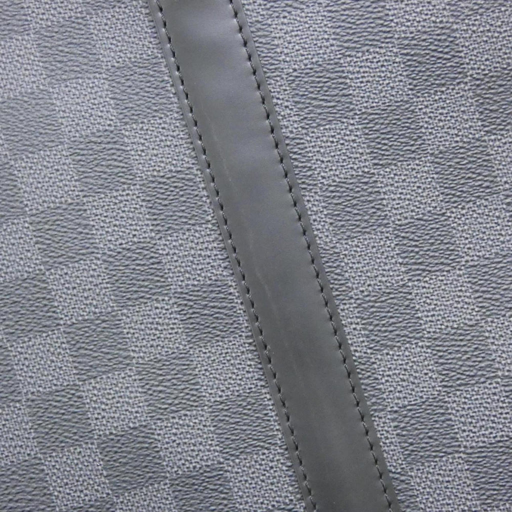 Louis Vuitton Dark Gray Graphite Coated Canvas Handbag