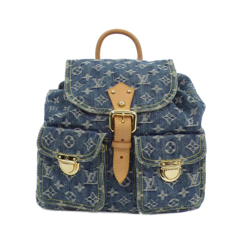 Louis Vuitton Blue Denim Backpack