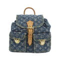 Louis Vuitton Blue Denim Backpack