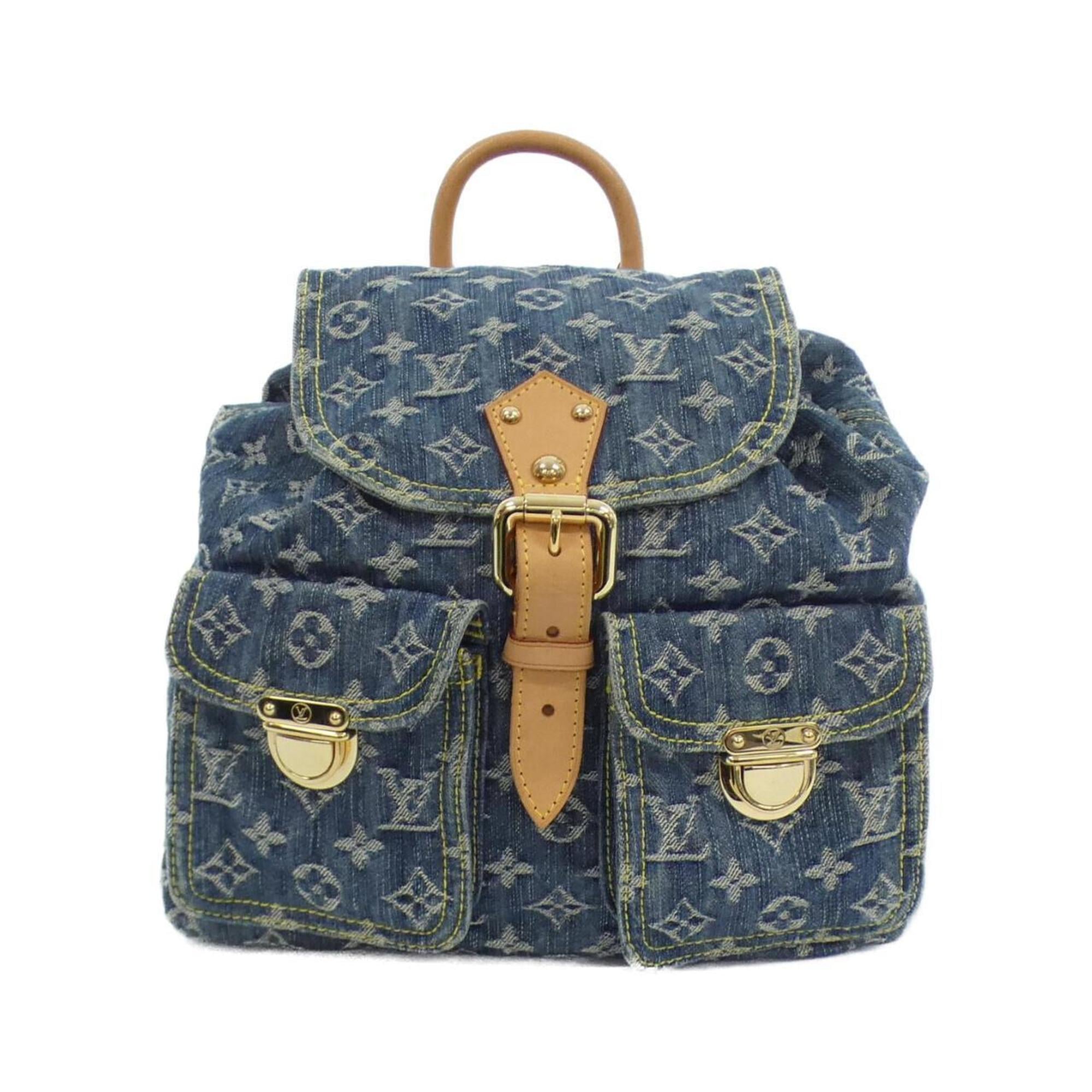 Louis Vuitton Blue Denim Backpack