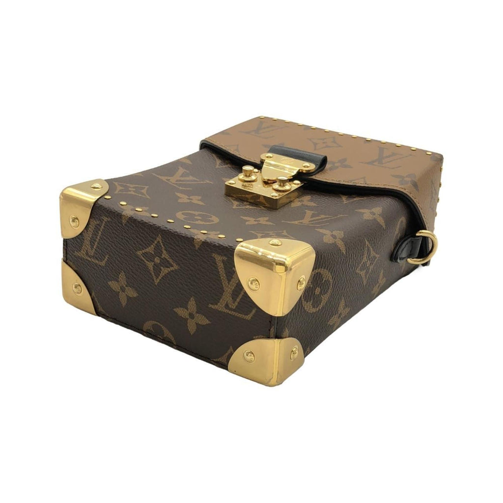 Louis Vuitton Brown Coated Canvas Handbag