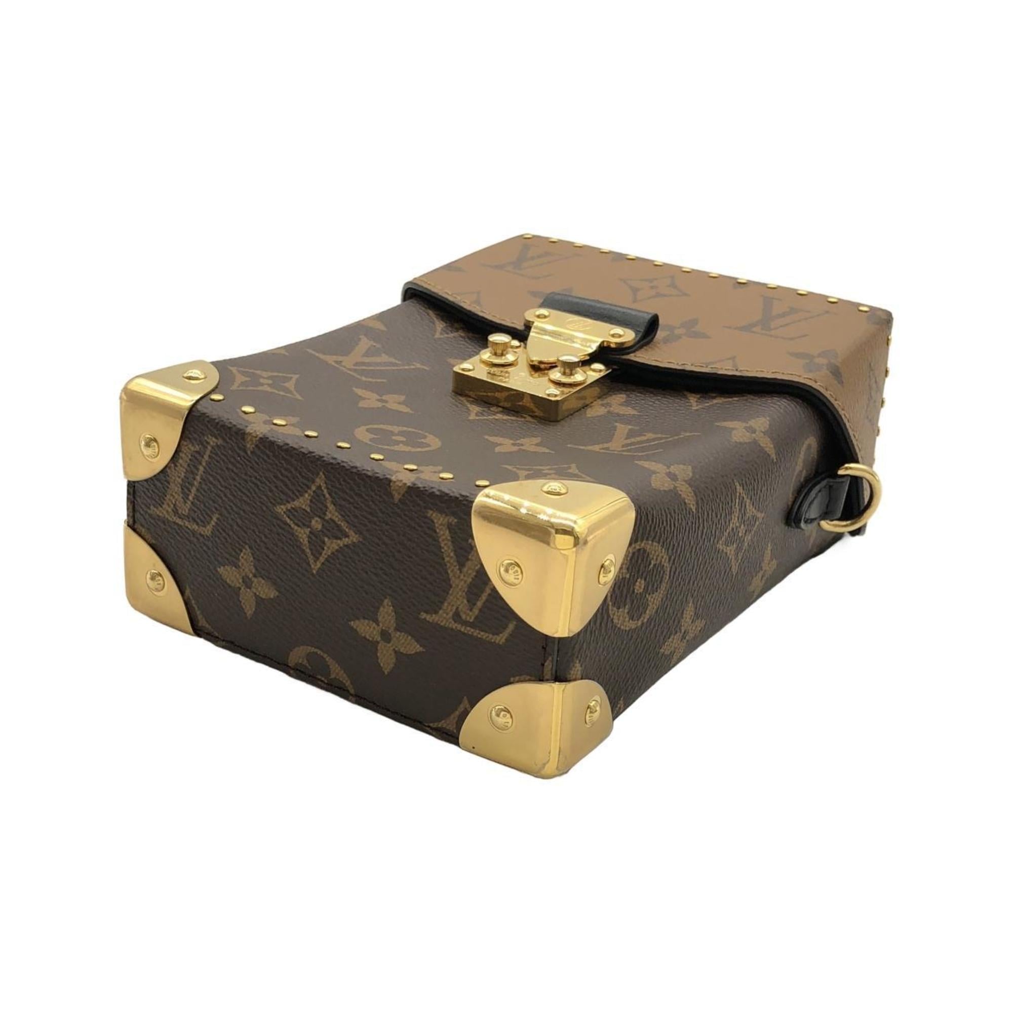 Louis Vuitton Brown Coated Canvas Handbag
