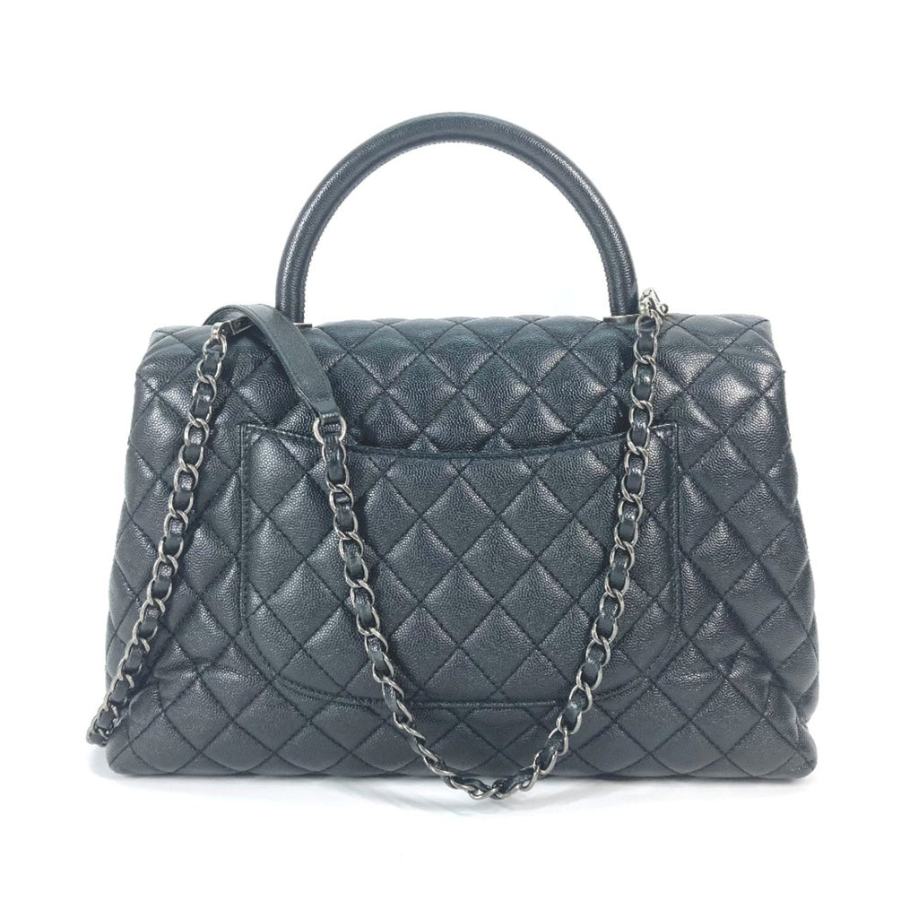 Chanel Black Leather Handbag