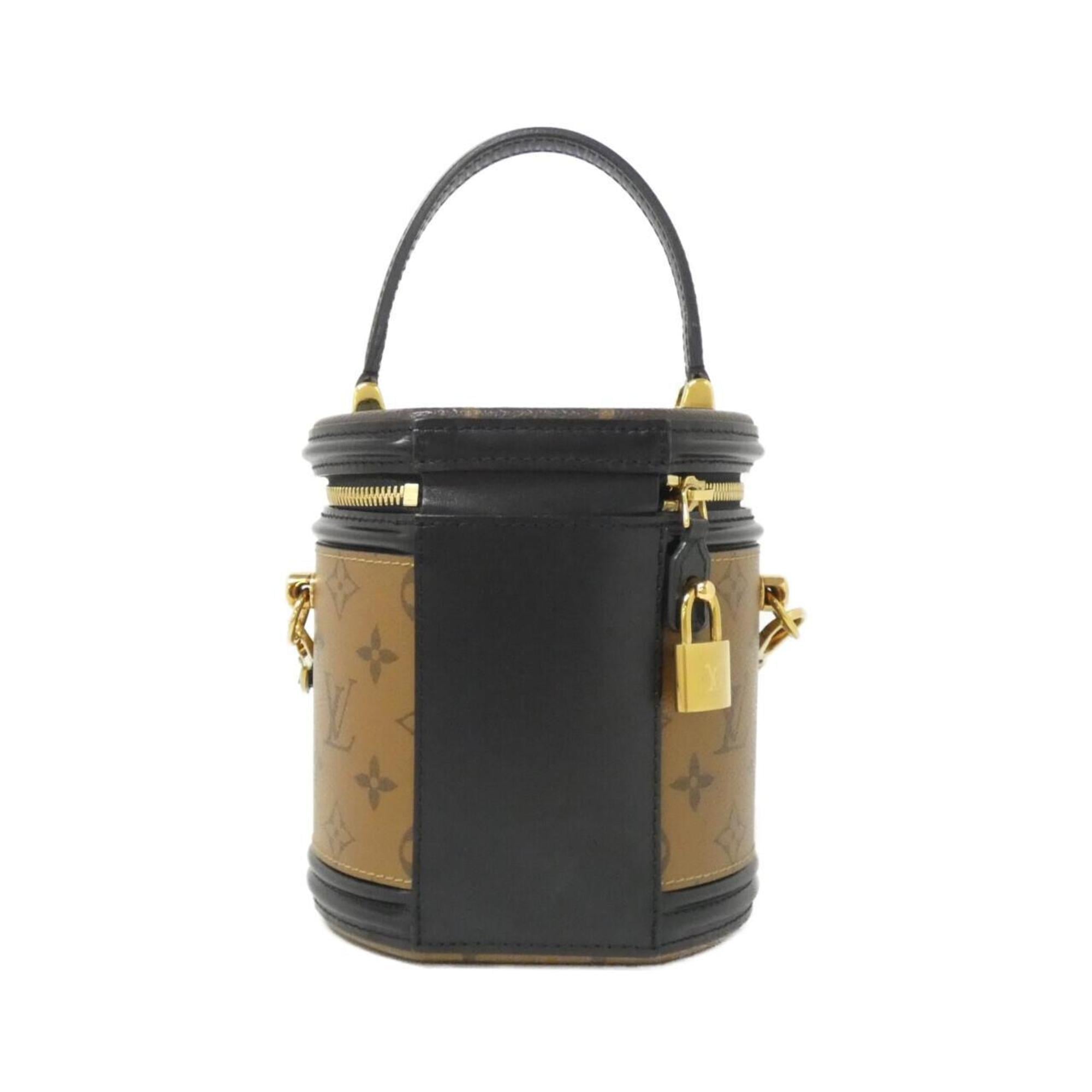 Louis Vuitton Marron Coated Canvas Handbag