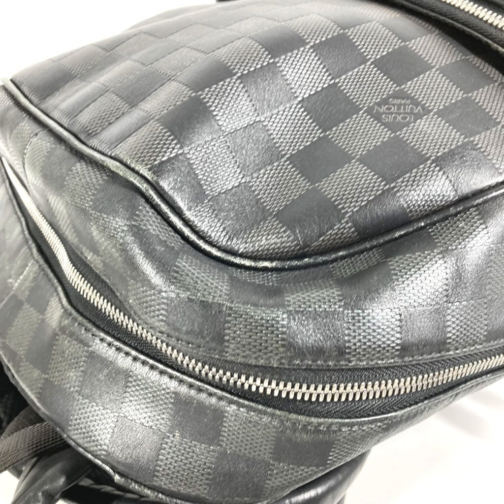 Louis Vuitton Black Damier Infini Leather Backpack