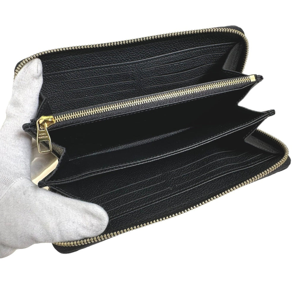 Louis Vuitton Black Monogram Empreinte Long Wallet