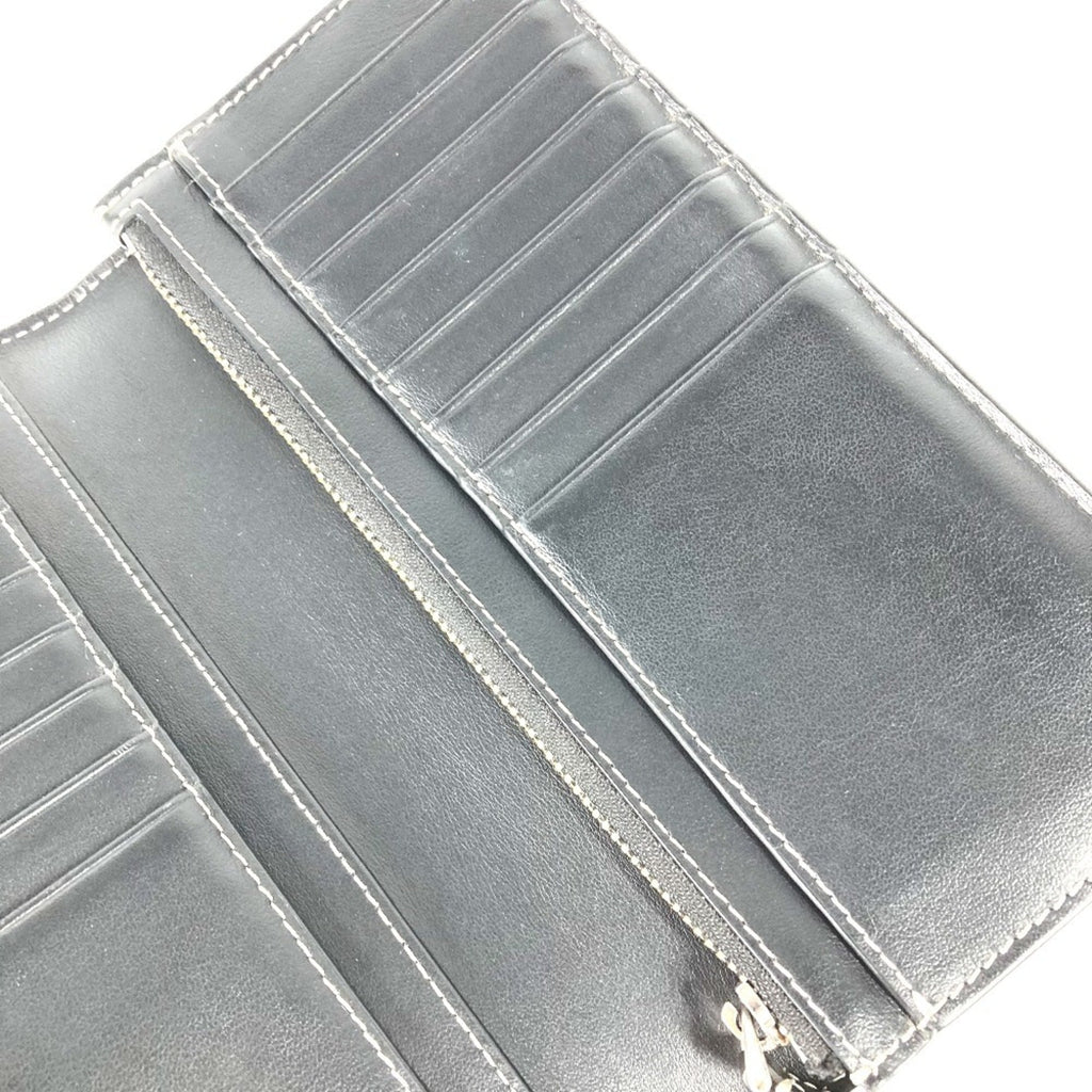 Burberry Brown Pvc Long Wallet (Bi-Fold)
