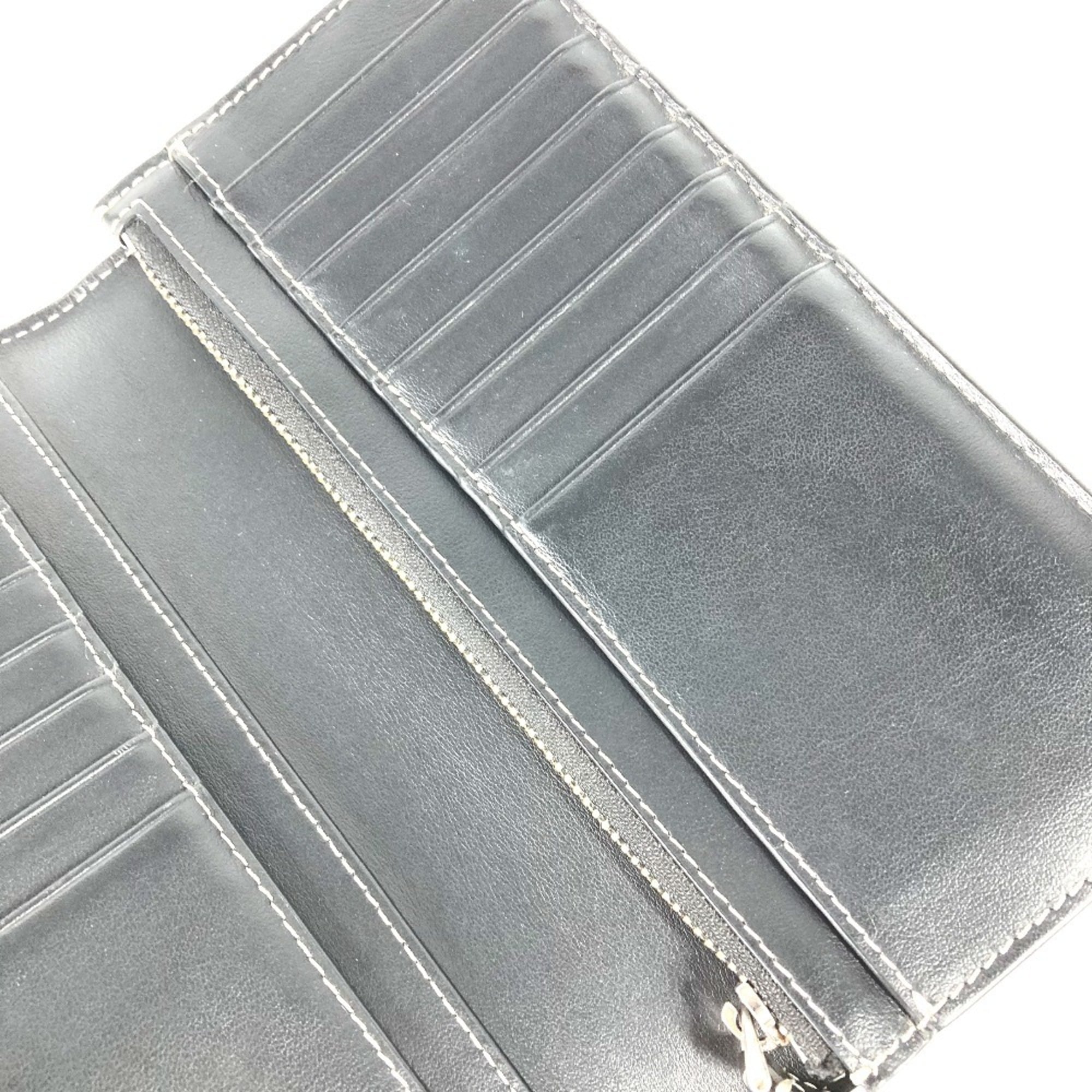 Burberry Brown Pvc Long Wallet (Bi-Fold)