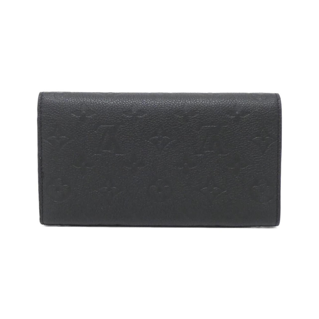 Louis Vuitton Black Monogram Empreinte Long Wallet