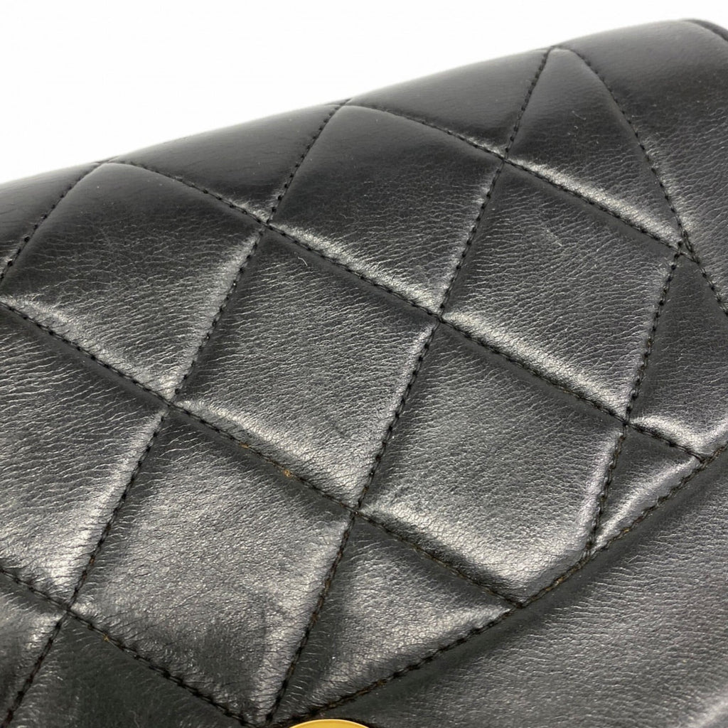 Chanel Black Leather Shoulder Bag