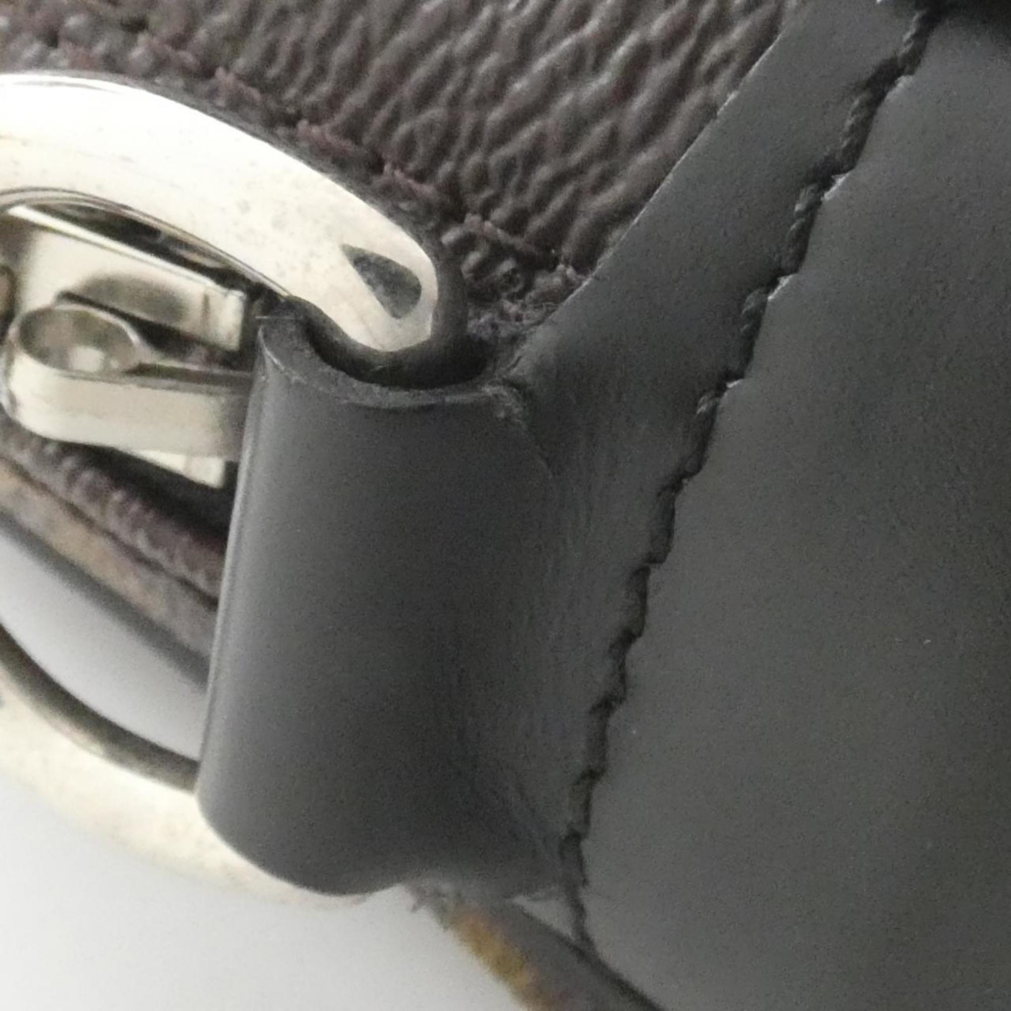 Louis Vuitton Marron Coated Canvas Handbag