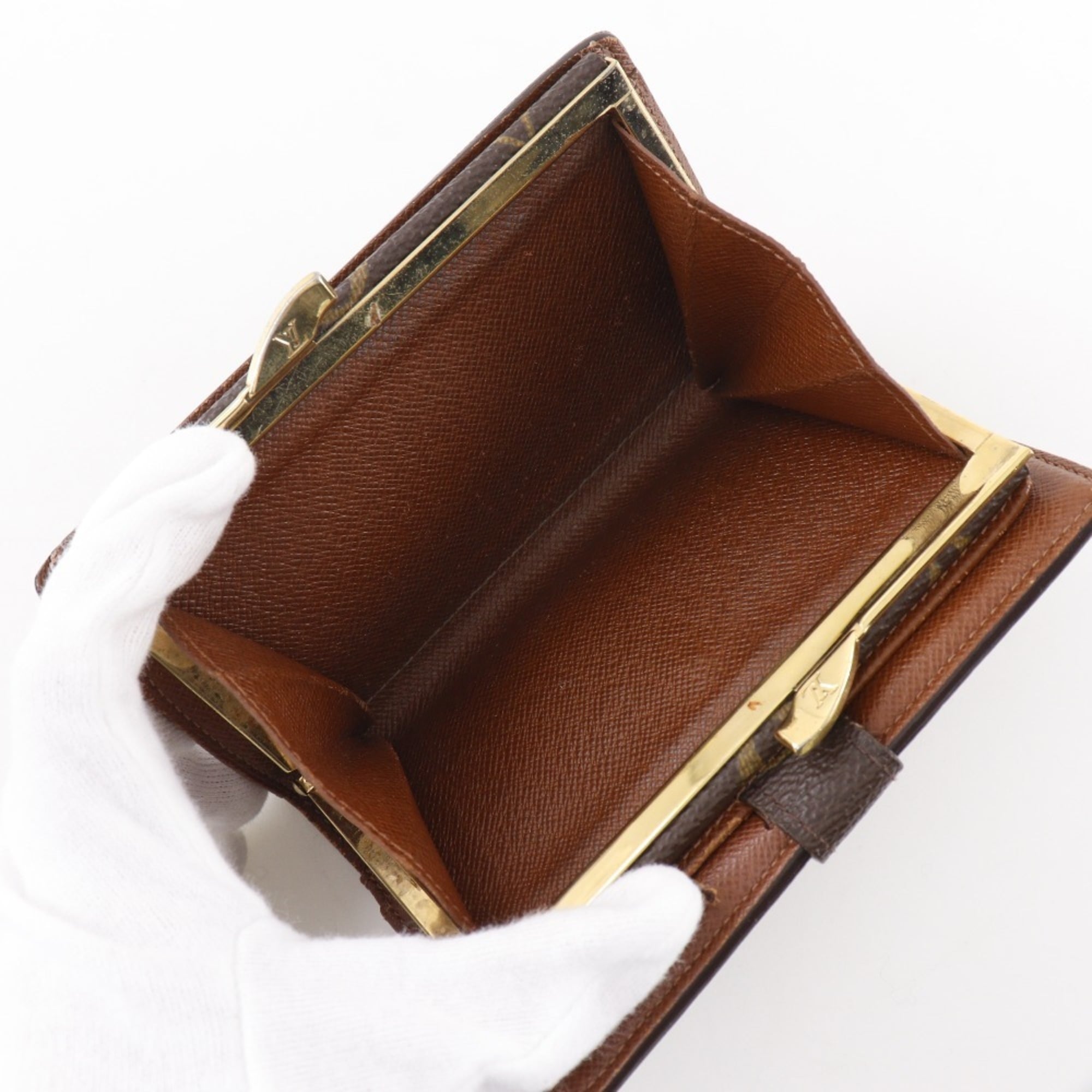 Louis Vuitton Brown Monogram Canvas Wallet