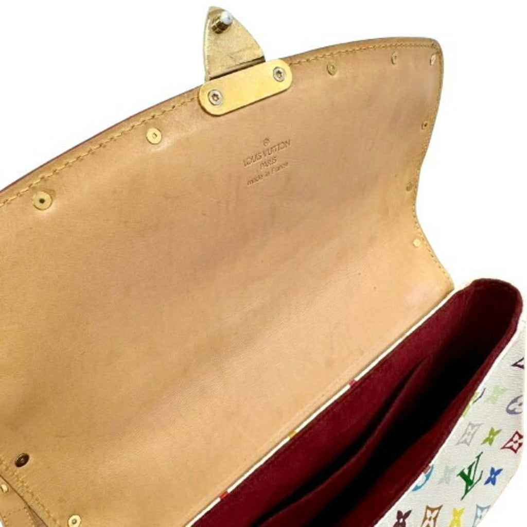 Louis Vuitton Monogram Multicolore White Leather Shoulder Bag