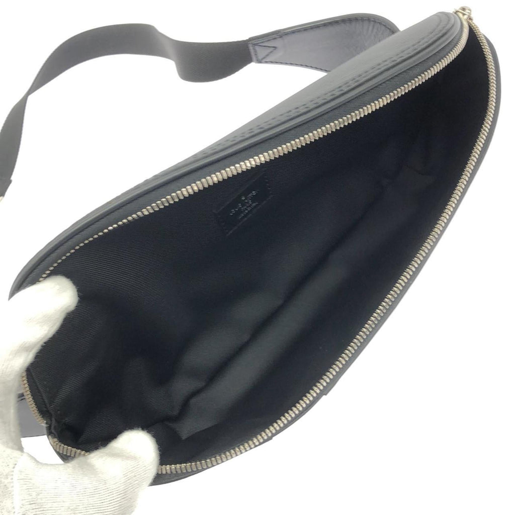 Louis Vuitton Black Coated Canvas Leather Shoulder Bag