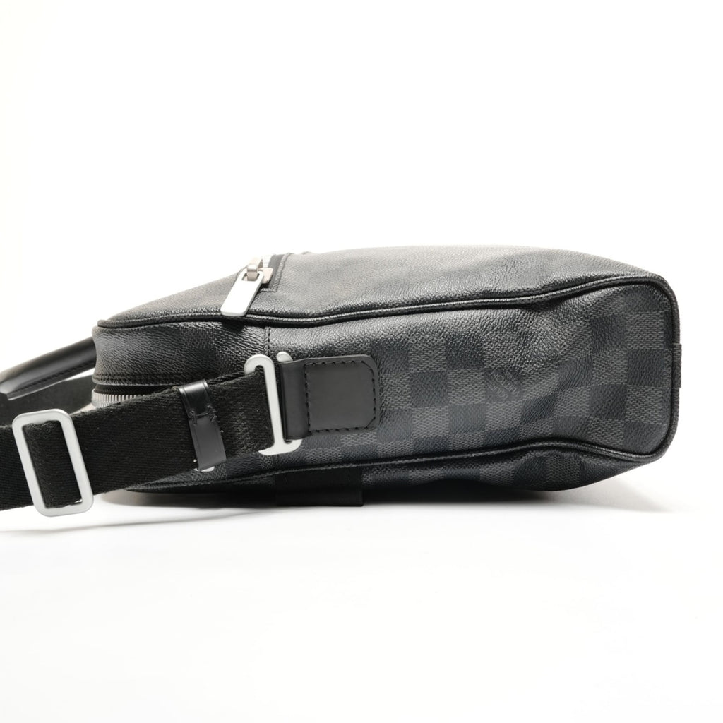 Louis Vuitton Black Damier Graphite Shoulder Bag