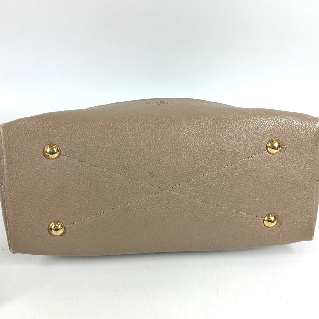 Louis Vuitton Beige Monogram Empreinte Leather Handbag Tote Bag