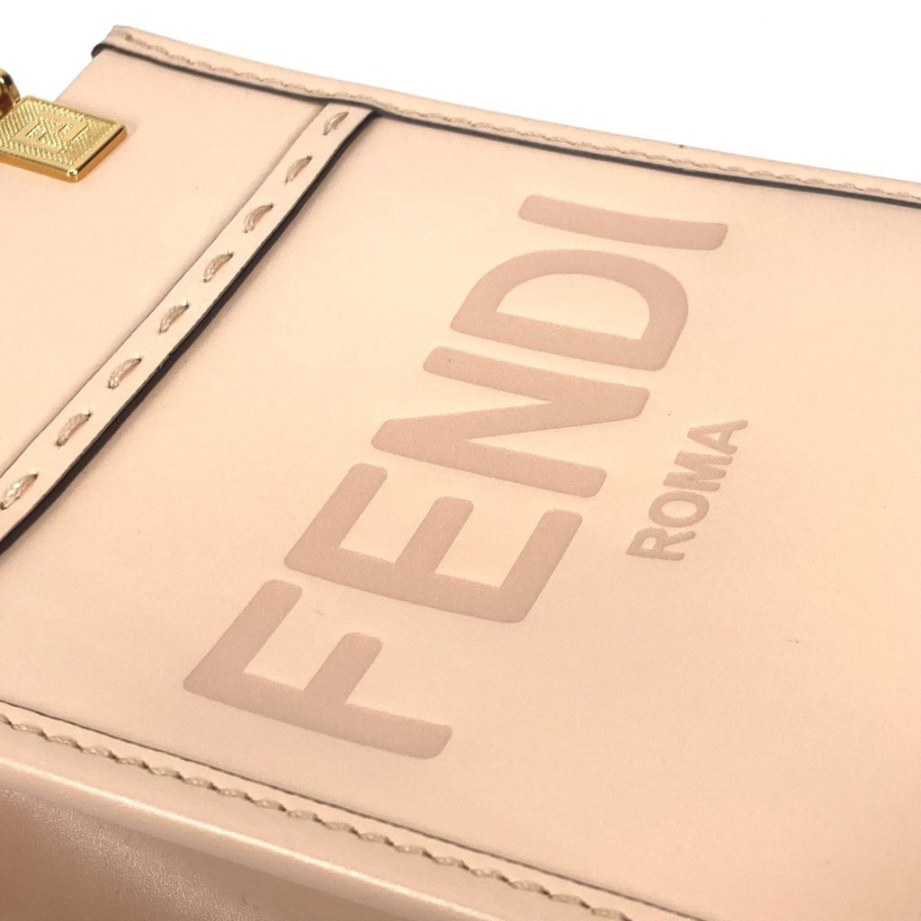 Fendi Beige Leather Handbag