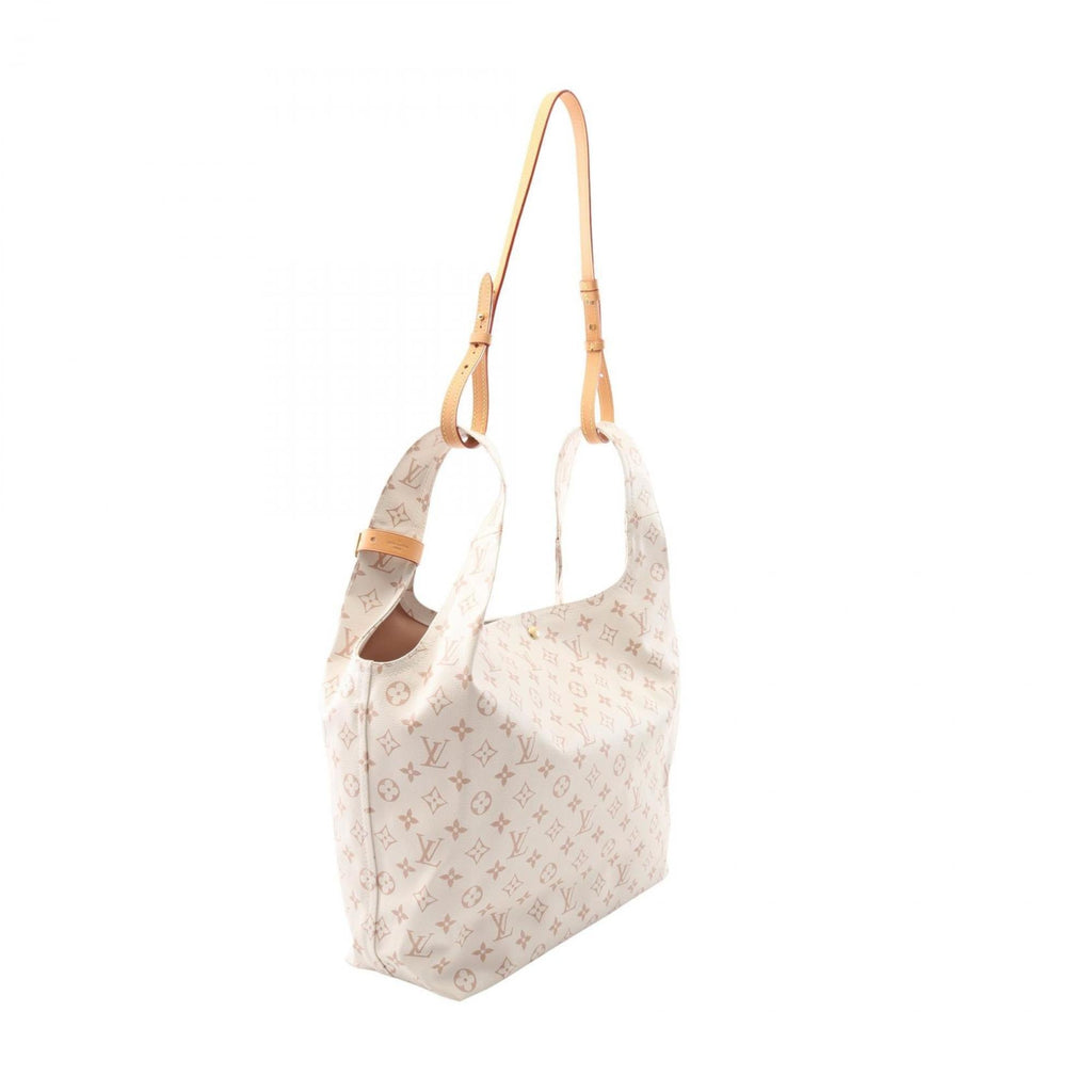 Louis Vuitton Brown White Coated Canvas Tote Bag