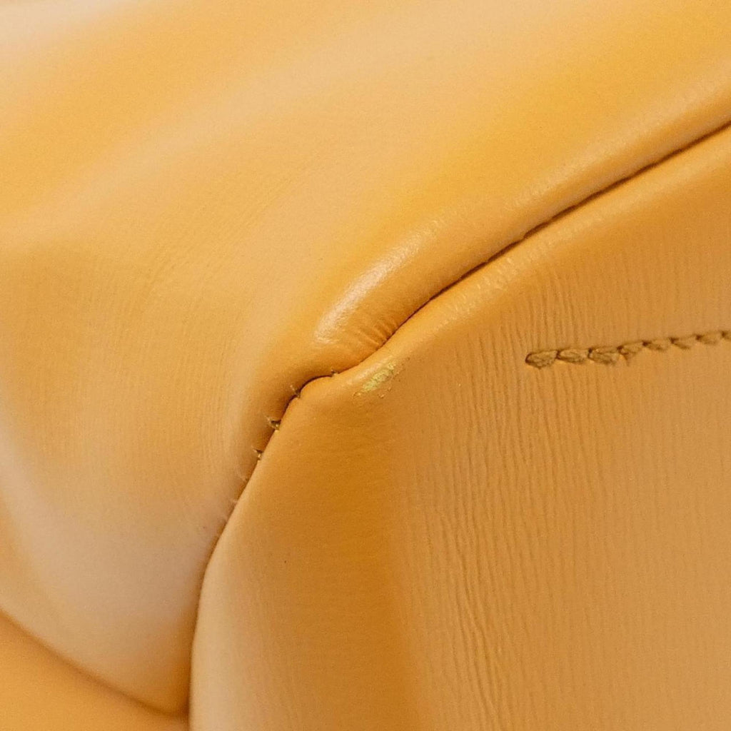 Louis Vuitton Saffron Yellow Leather Handbag