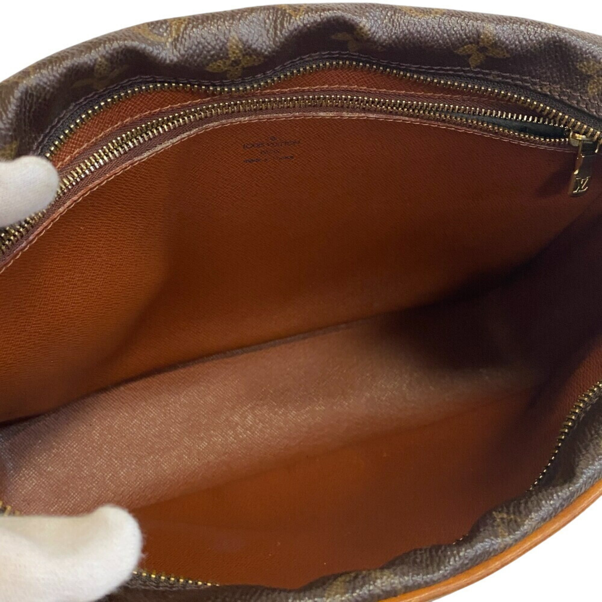 Louis Vuitton Brown Leather Shoulder Bag