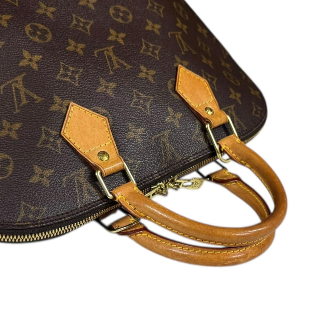 Louis Vuitton Brown Monogram Canvas Handbag