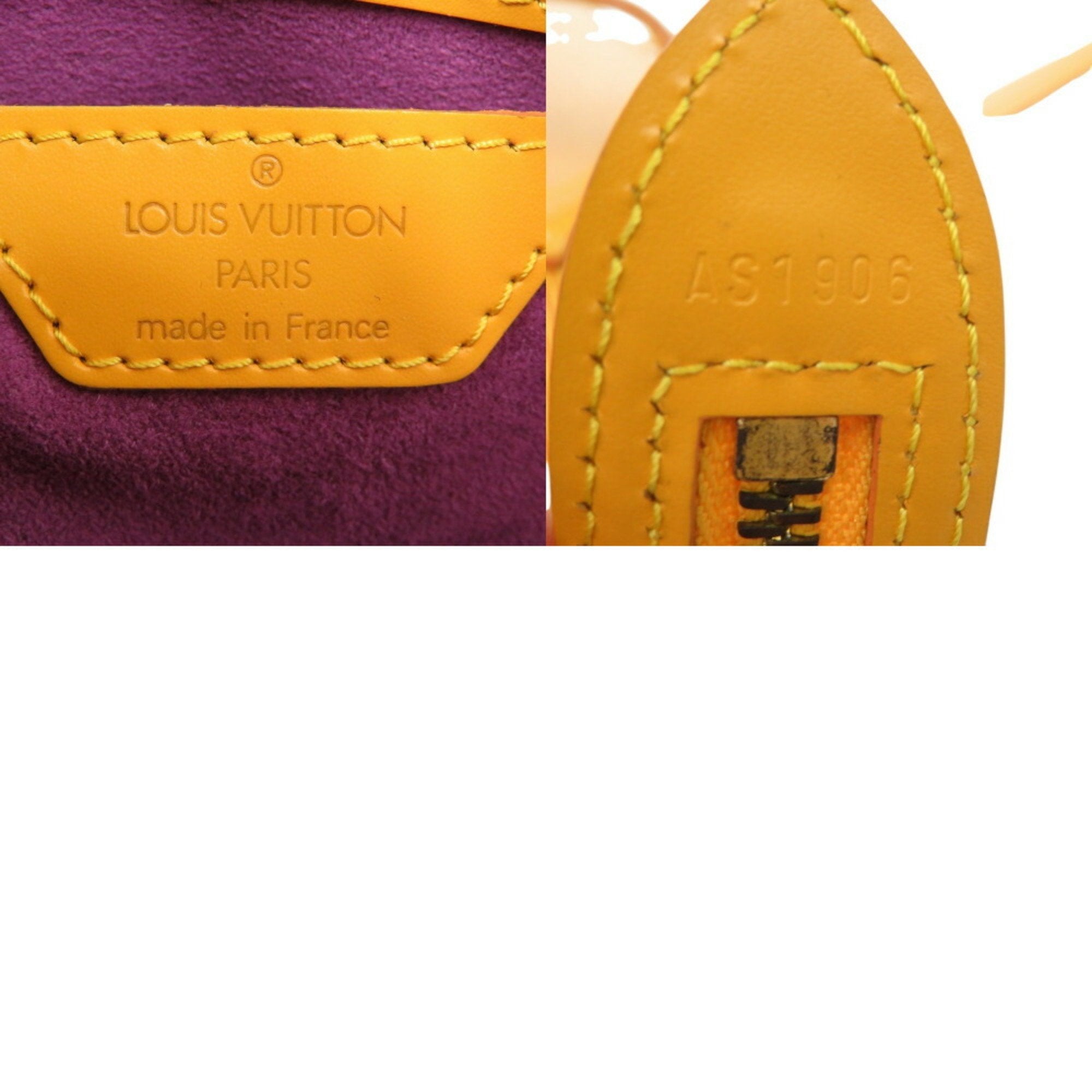 Louis Vuitton Yellow Epi Leather Shoulder Bag