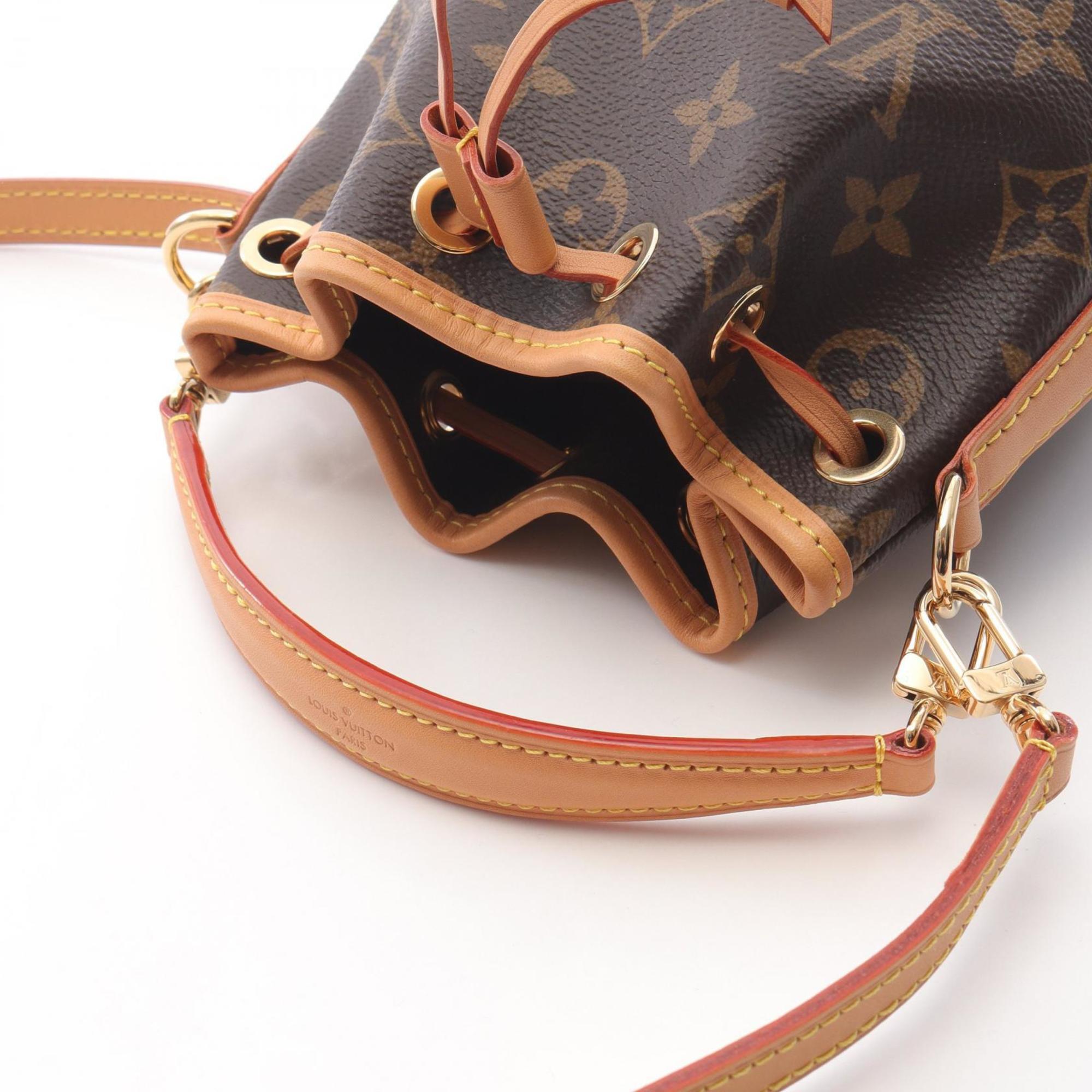 Louis Vuitton Brown Coated Canvas Leather Handbag