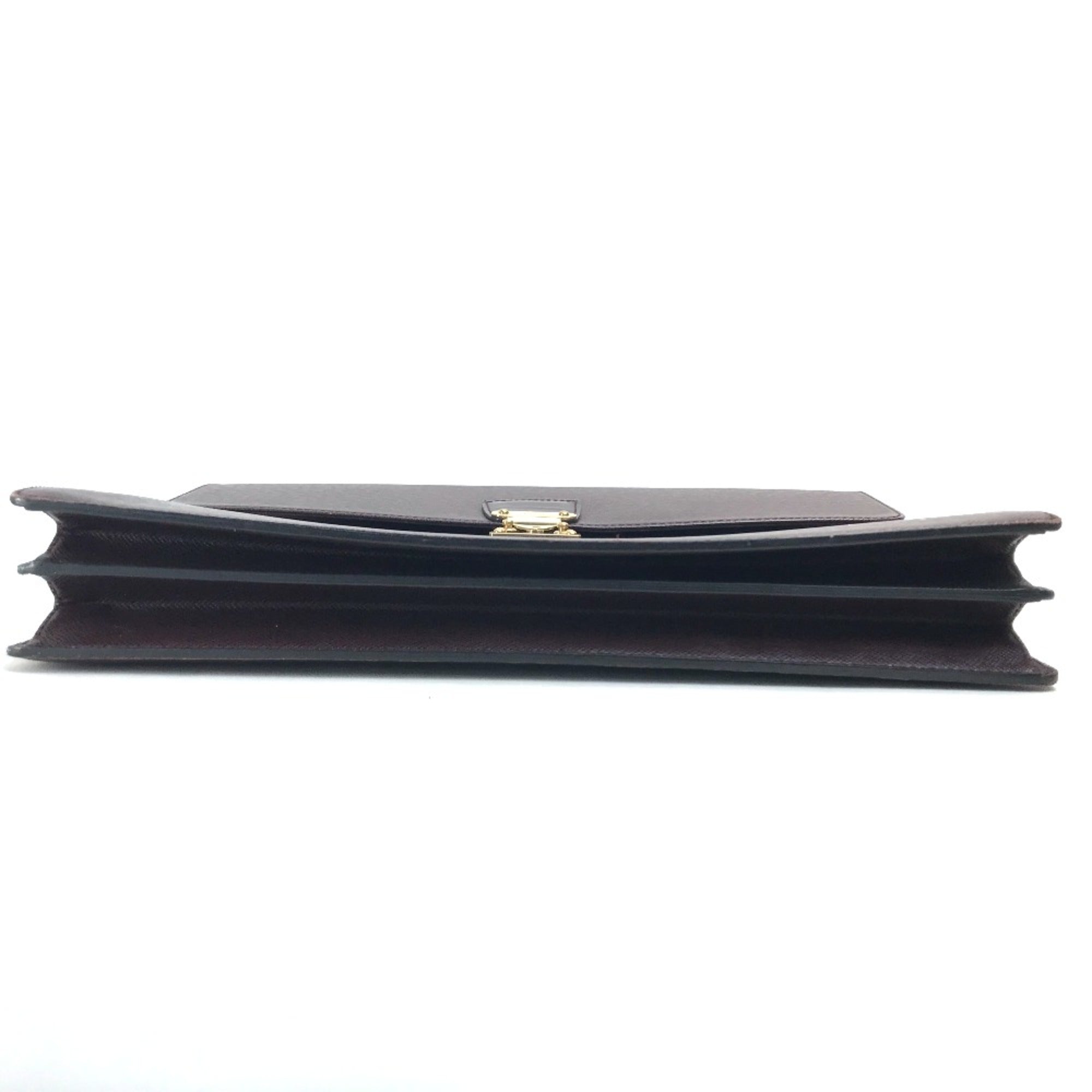Louis Vuitton Brown Leather Briefcase