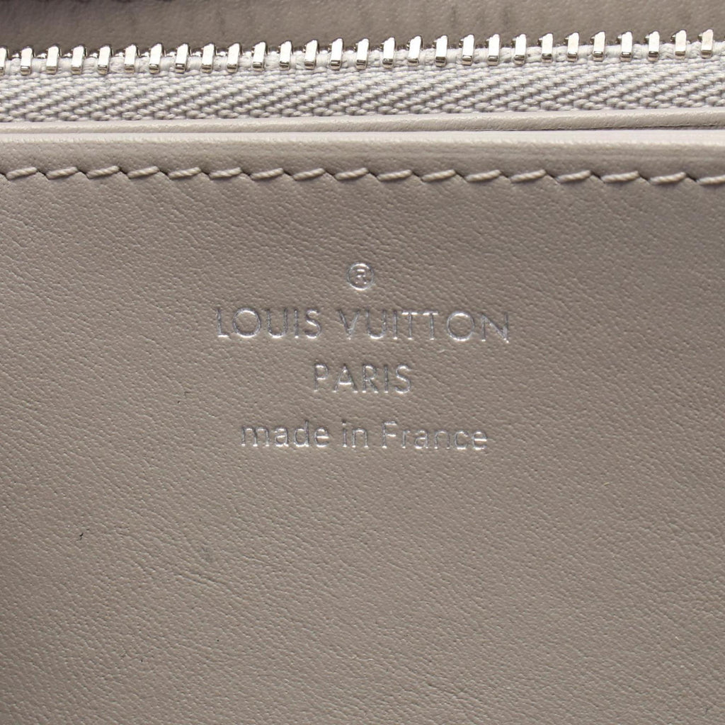 Louis Vuitton Gray Mahina Leather Long Wallet