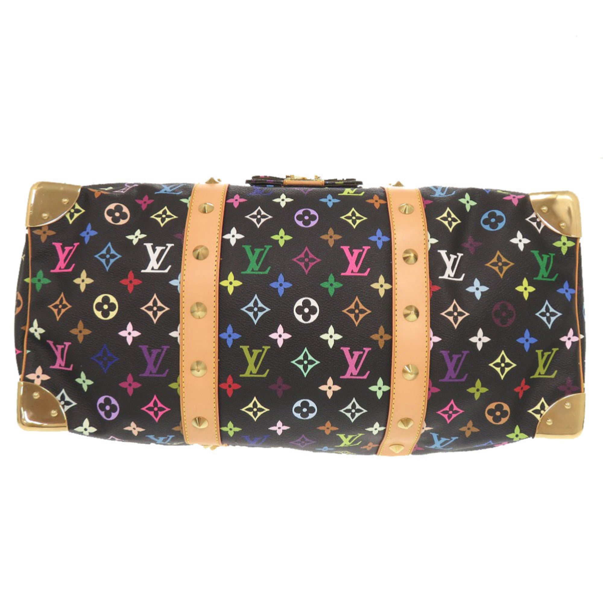 Louis Vuitton Noir Monogram Multicolore Boston Bag