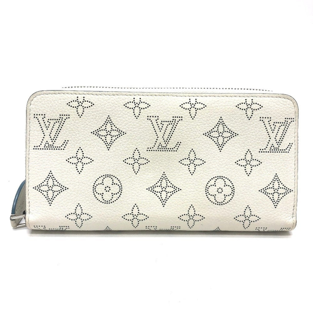 Louis Vuitton White Mahina Leather Long Wallet