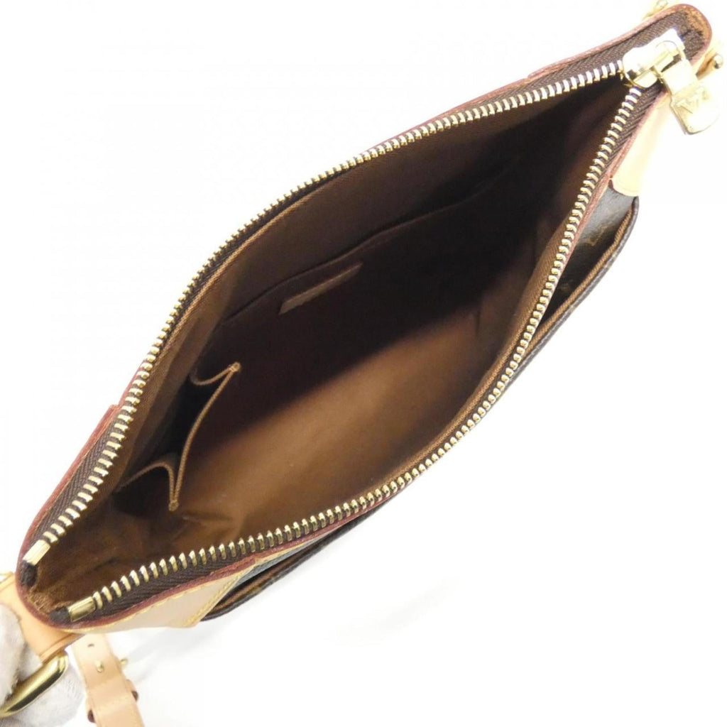 Louis Vuitton Marron Coated Canvas Shoulder Bag