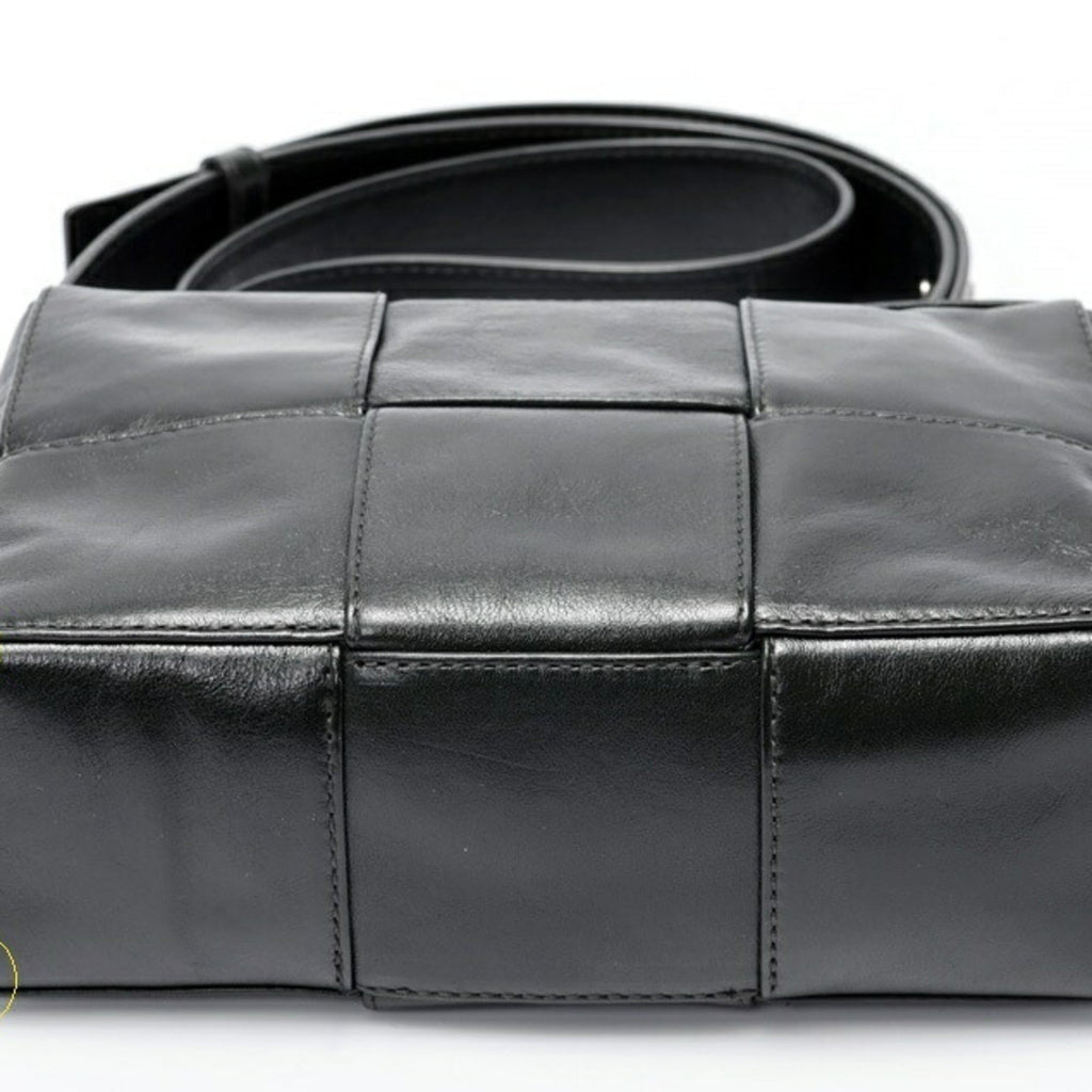 Bottega Veneta Dark Green Leather Shoulder Bag