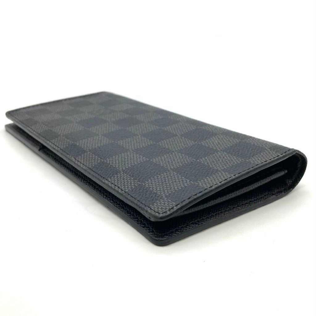 Louis Vuitton Black Damier Graphite Damier Graphite Long Wallet