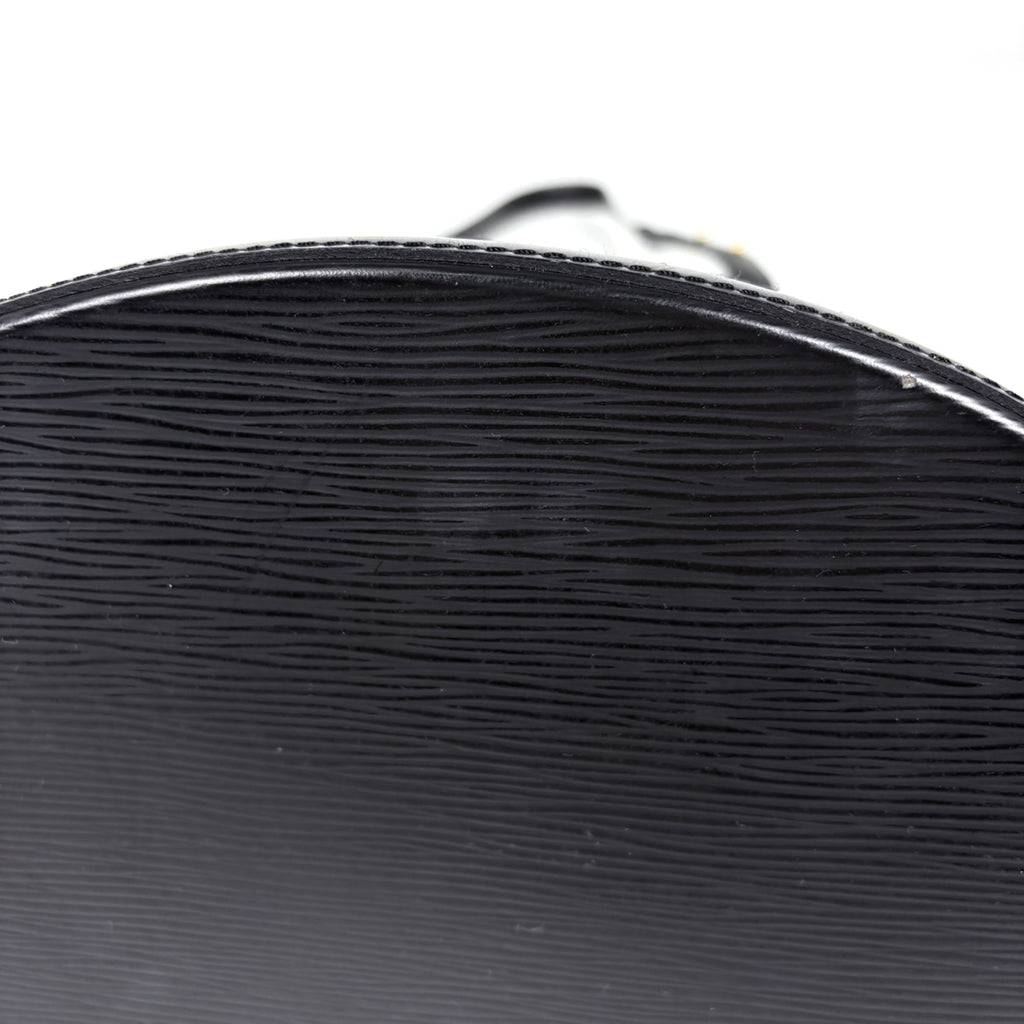 Louis Vuitton Black Noir Epi Leather Shoulder Bag