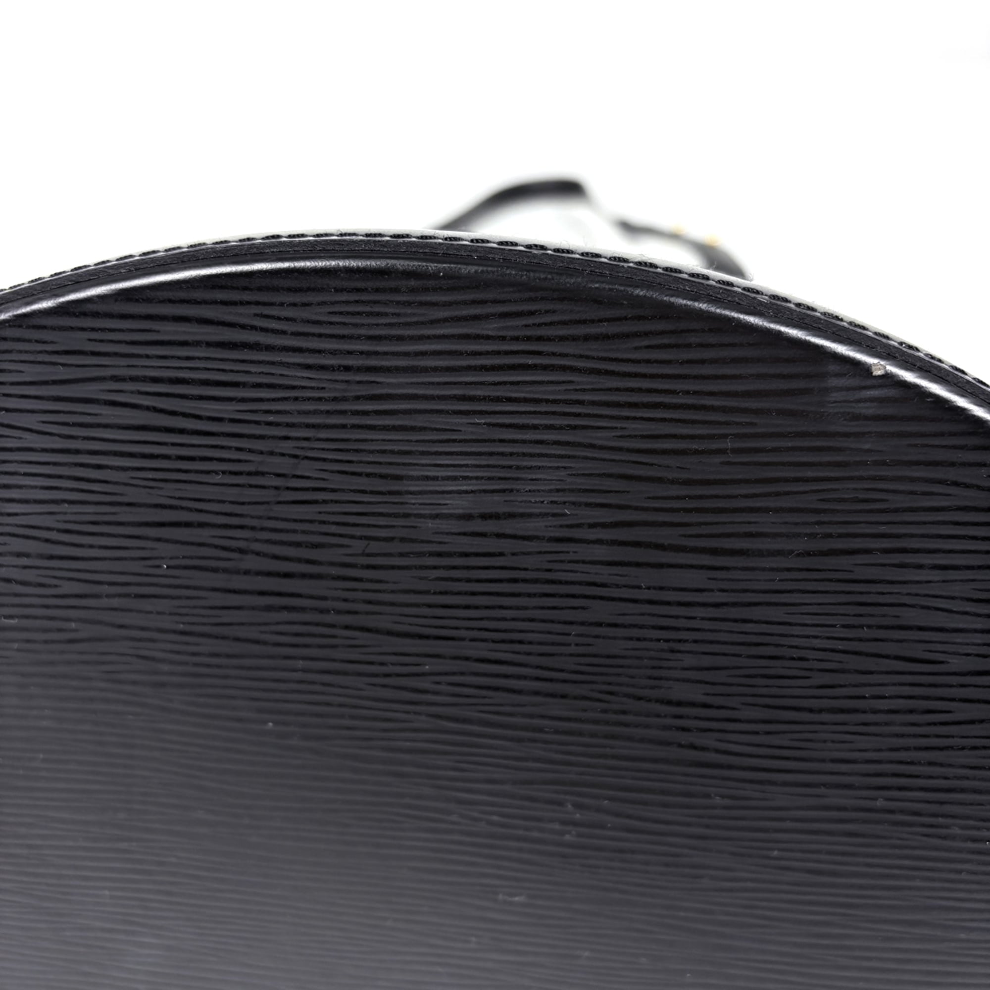 Louis Vuitton Black Noir Epi Leather Shoulder Bag