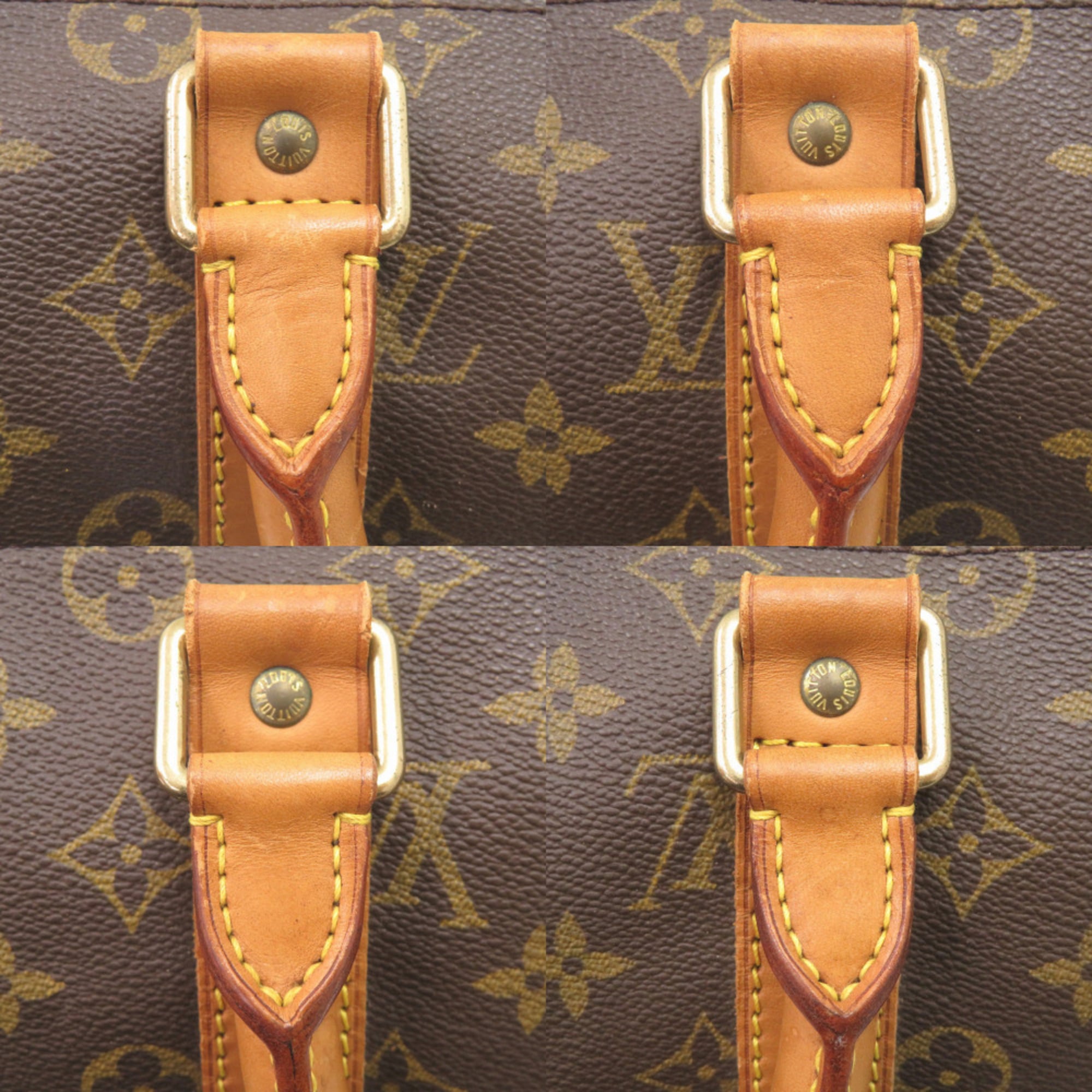 Louis Vuitton Brown Monogram Monogram Boston Bag
