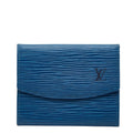 Louis Vuitton Epi Toledo Blue Leather Coin Purse/Coin Case