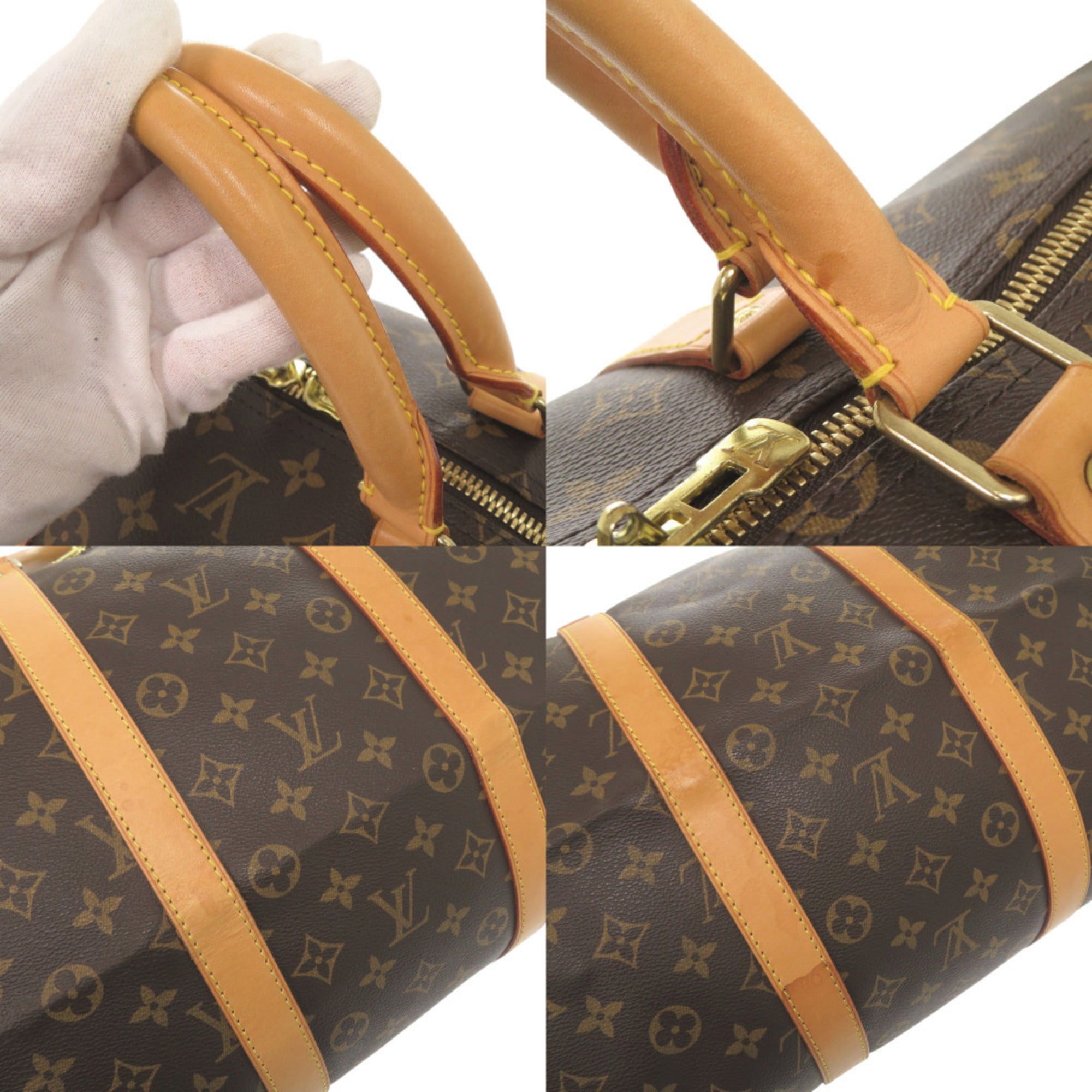 Louis Vuitton Brown Monogram Monogram Boston Bag