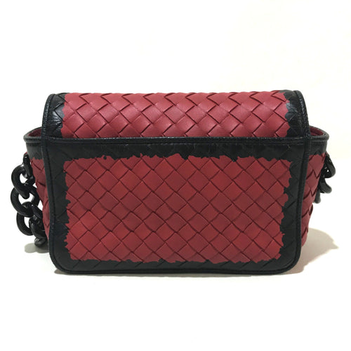 Bottega Veneta Red Leather Shoulder Bag