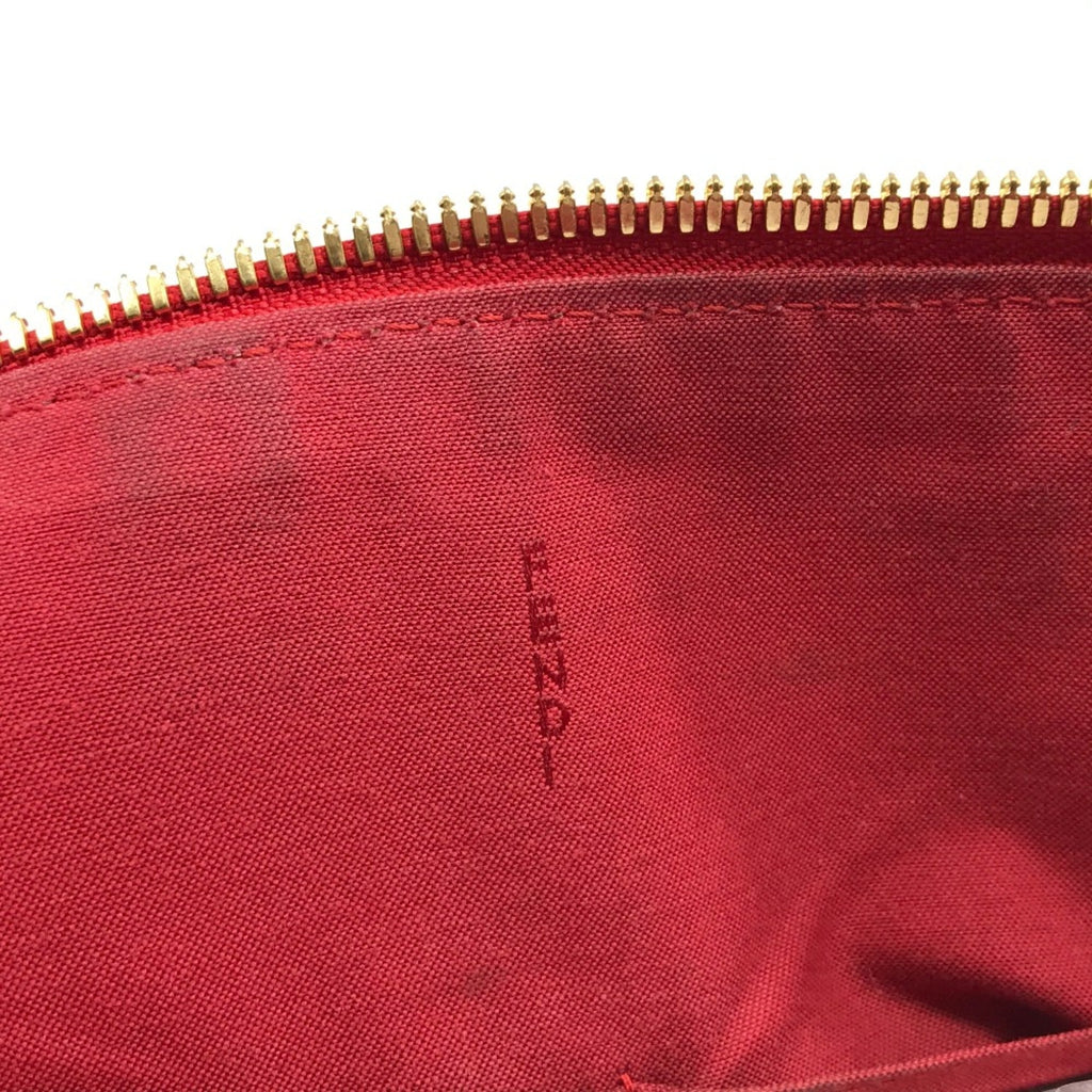 Fendi Red Leather Handbag