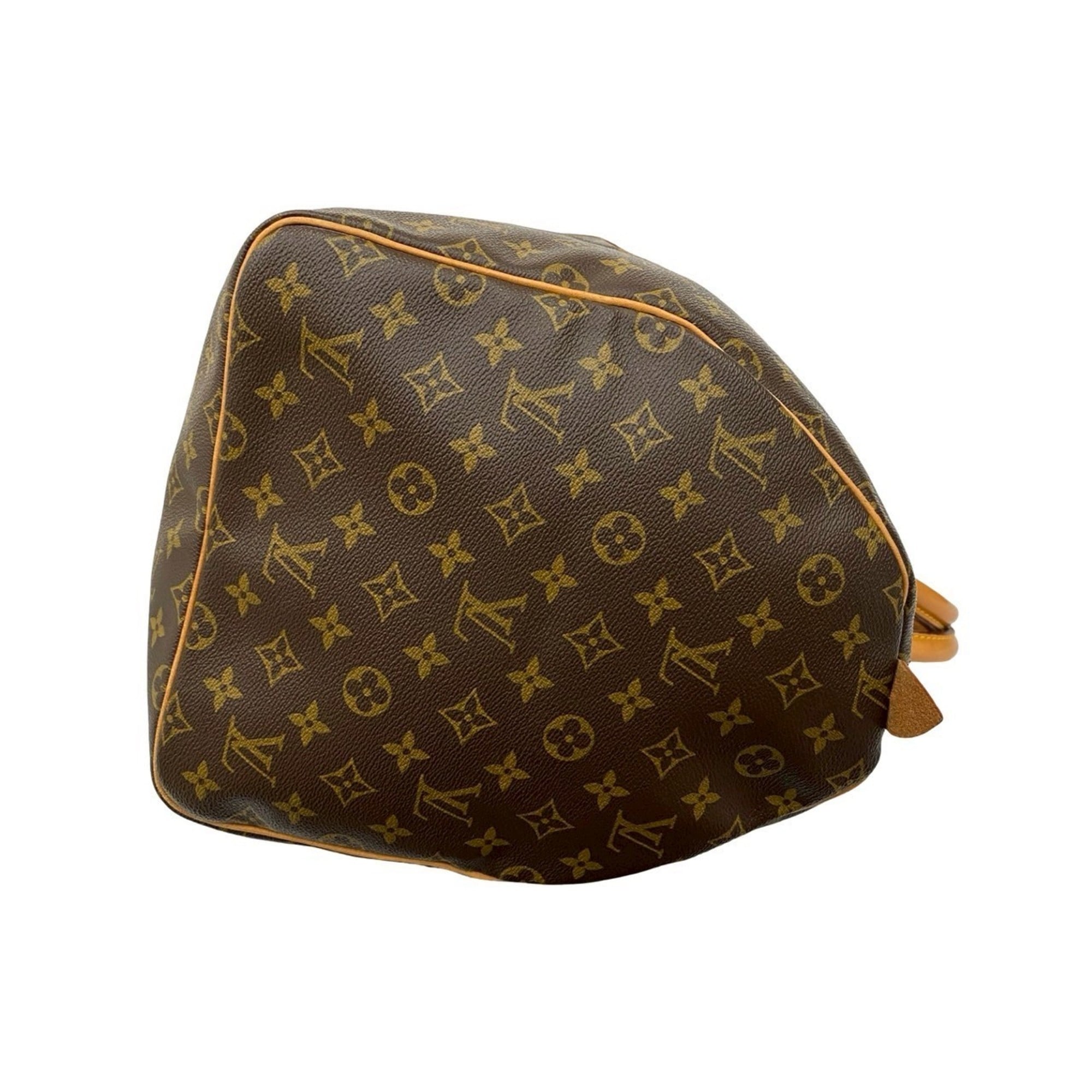 Louis Vuitton Brown Leather Pvc Boston Bag