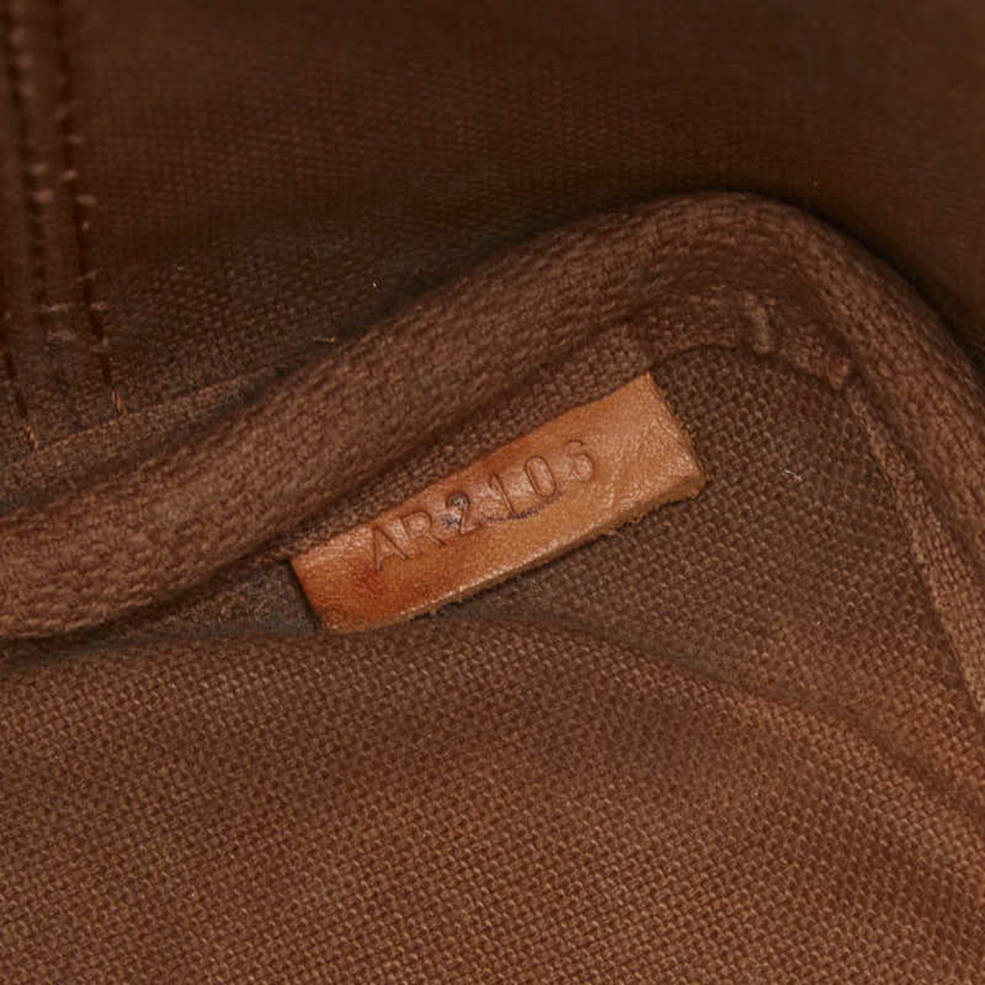 Louis Vuitton Brown Pvc Leather Shoulder Bag