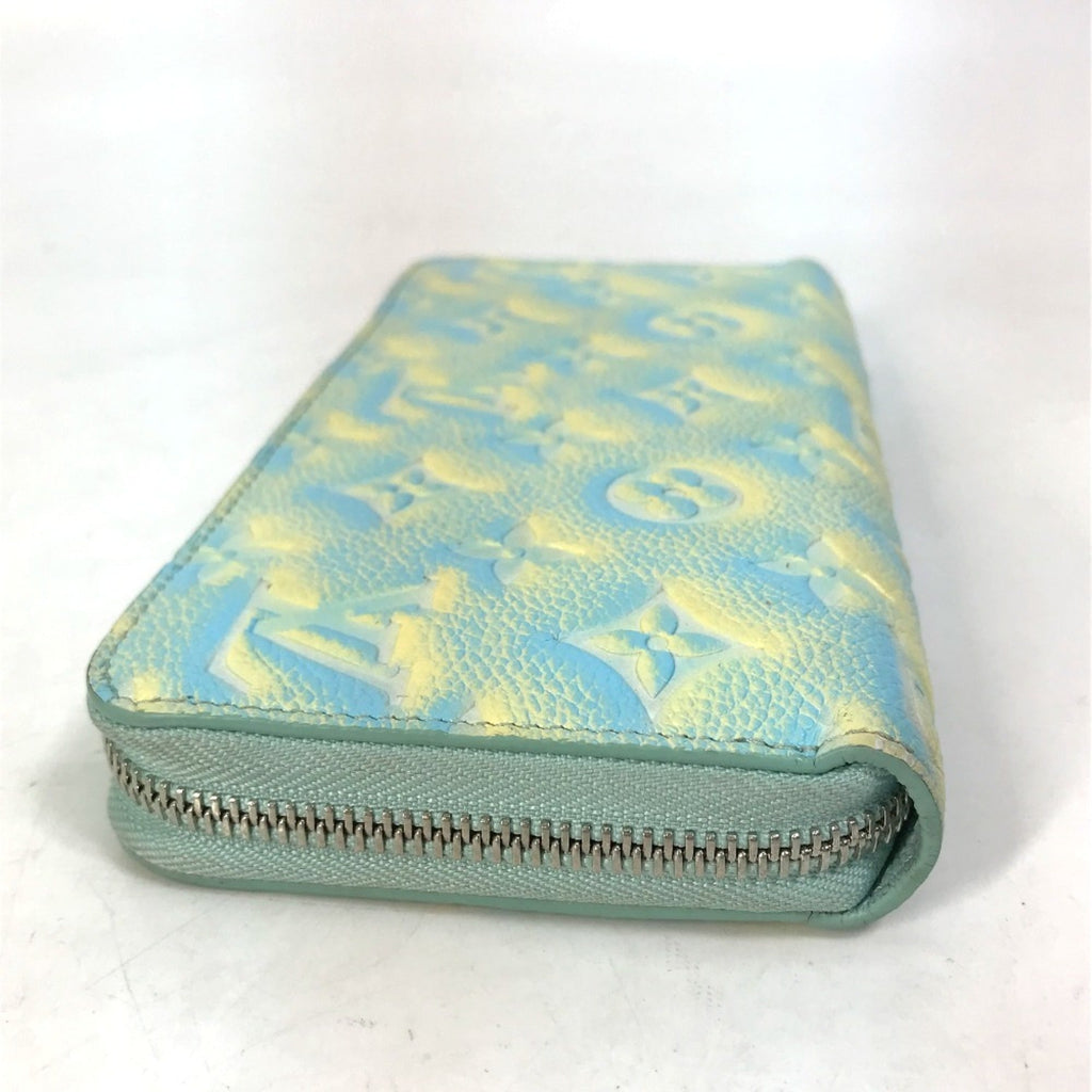 Louis Vuitton Monogram Empreinte Vert Yellow Monogram Empreinte Long Wallet