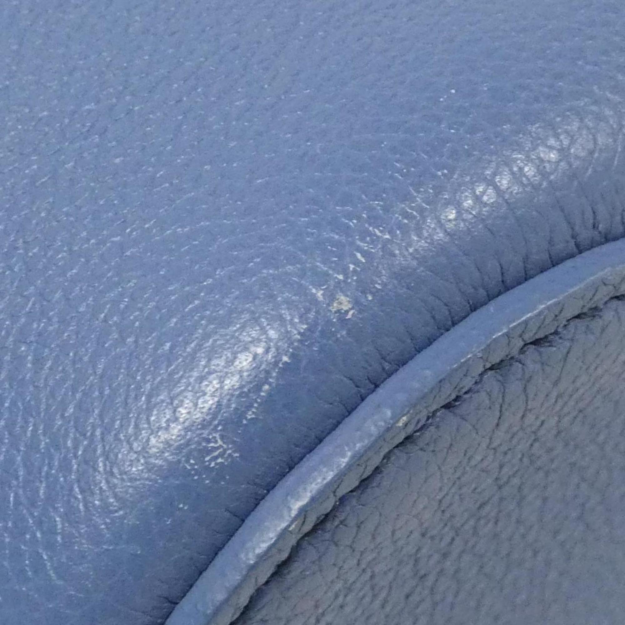 Louis Vuitton Blue Jean Leather Shoulder Bag