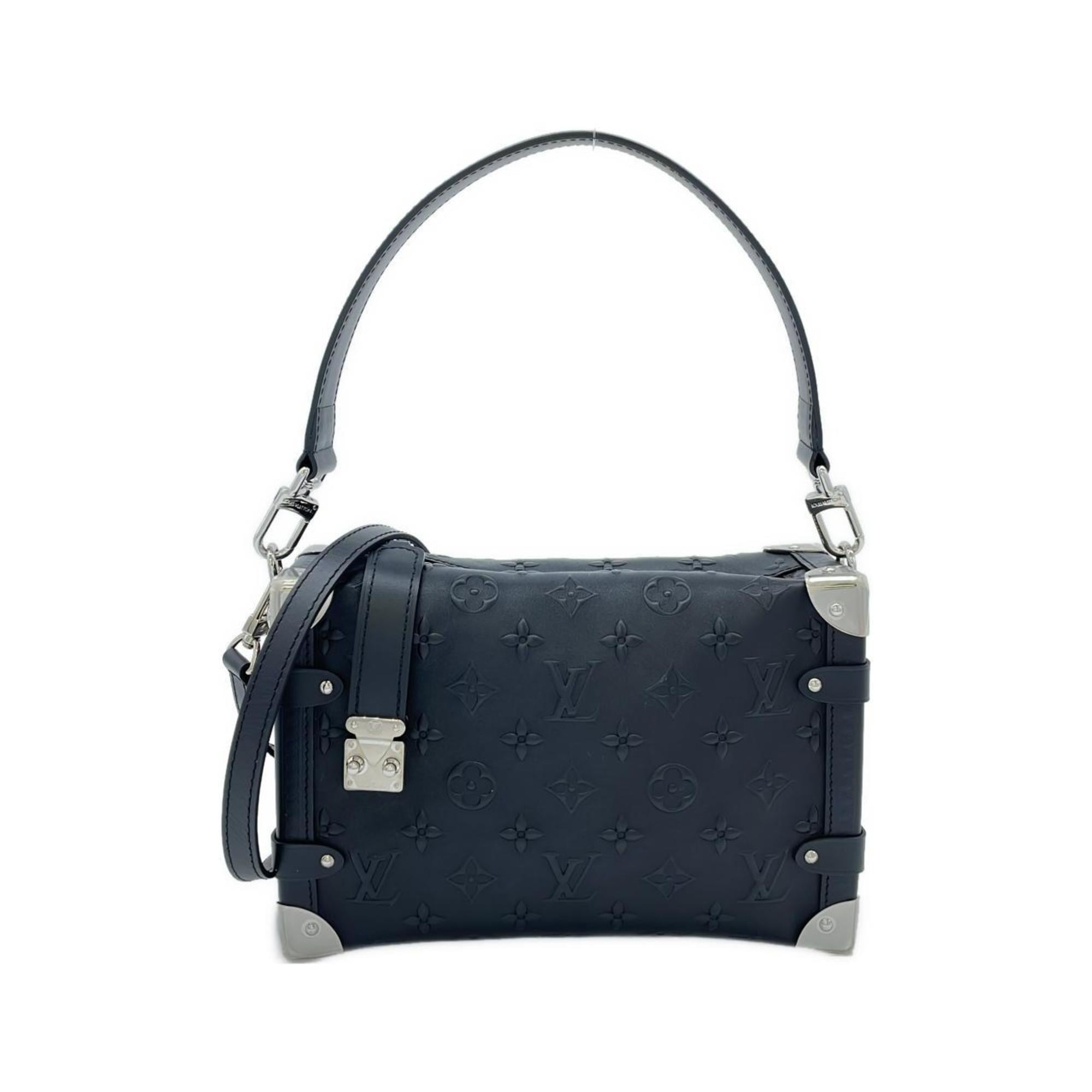 Louis Vuitton Black Leather Shoulder Bag