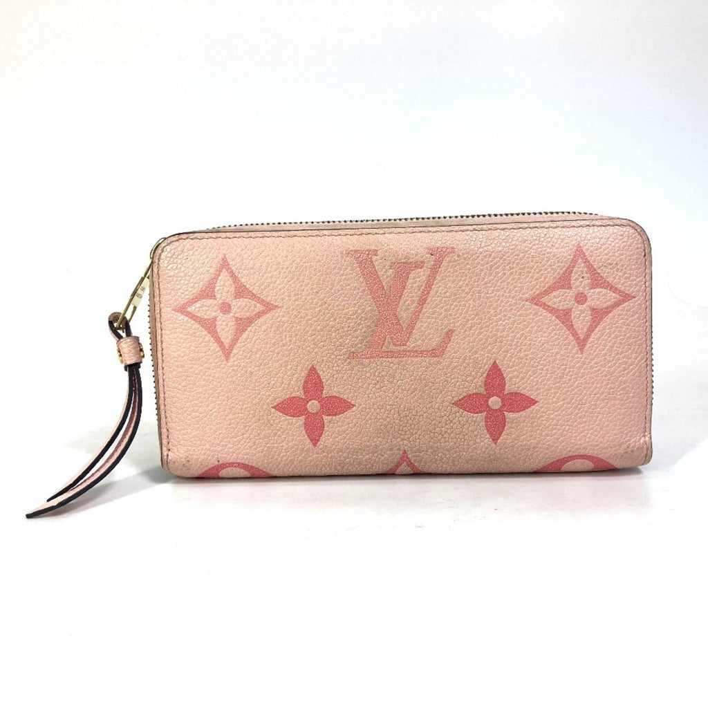 Louis Vuitton Monogram Empreinte Pink Monogram Empreinte Long Wallet