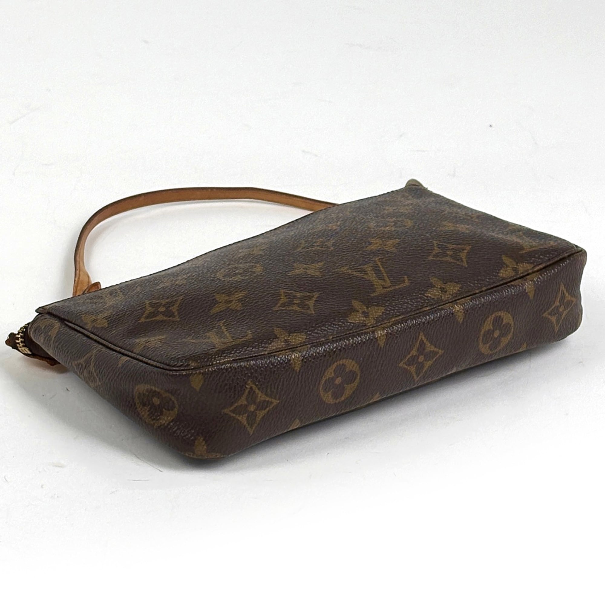 Louis Vuitton Brown Monogram Pochette Pouch